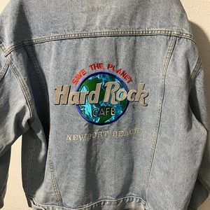 Hard Rock Cafe Newport Beach Vintage Jacket
